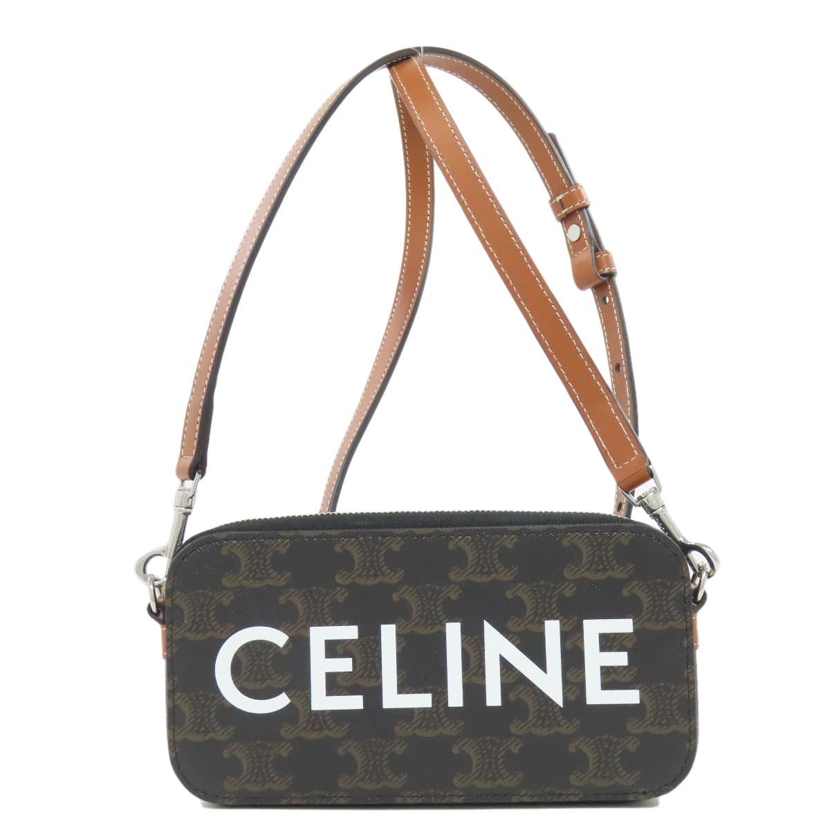 Celine Triomphe Shoulder Bag PVC Ladies [Used] [CELINE]