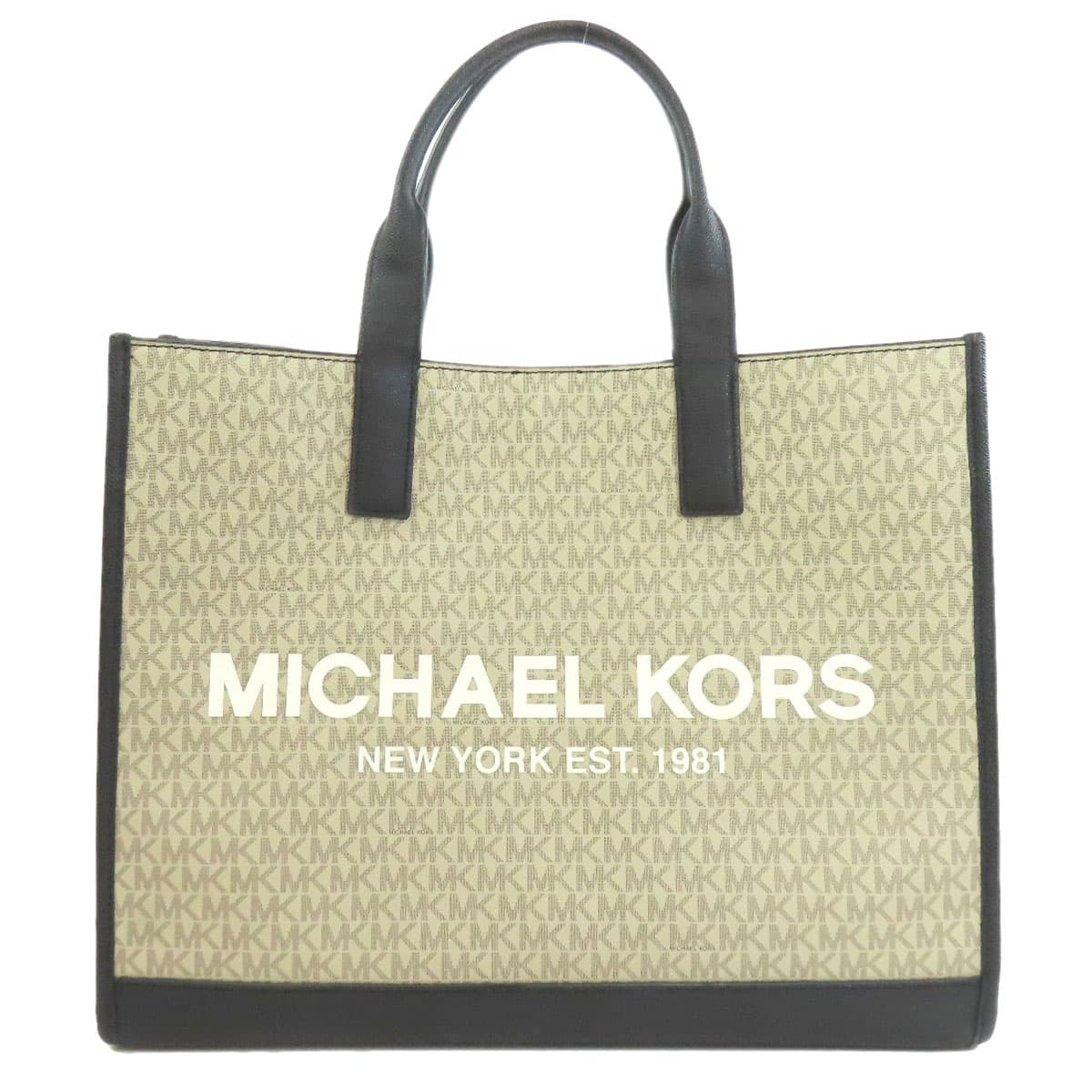 Michael Kors MK Signature Tote Bag PVC Ladies [Used] [Michael Kors]