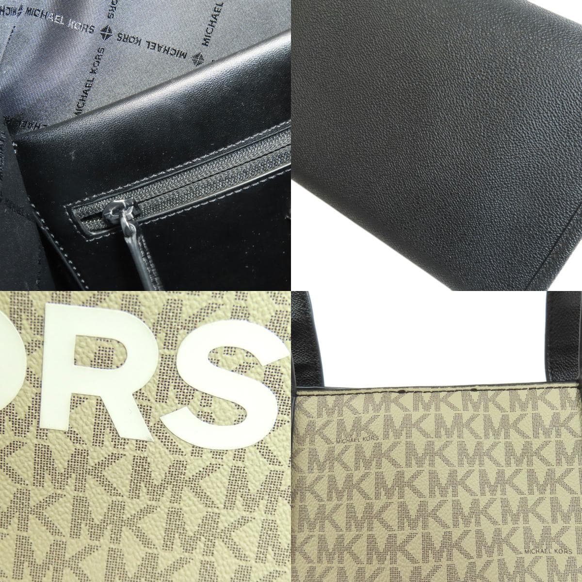 Michael Kors MK Signature Tote Bag PVC Ladies [Used] [Michael Kors] 8