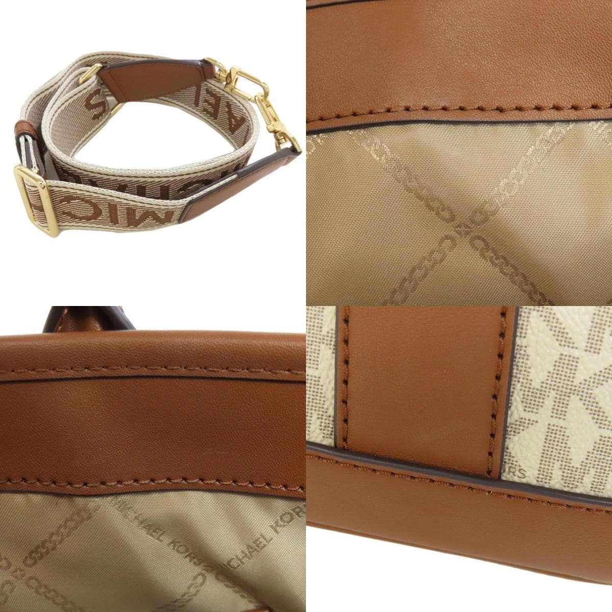 Michael Kors MK Signature 2WAY Tote Bag PVC Ladies [Used] [Michael Kors] 8