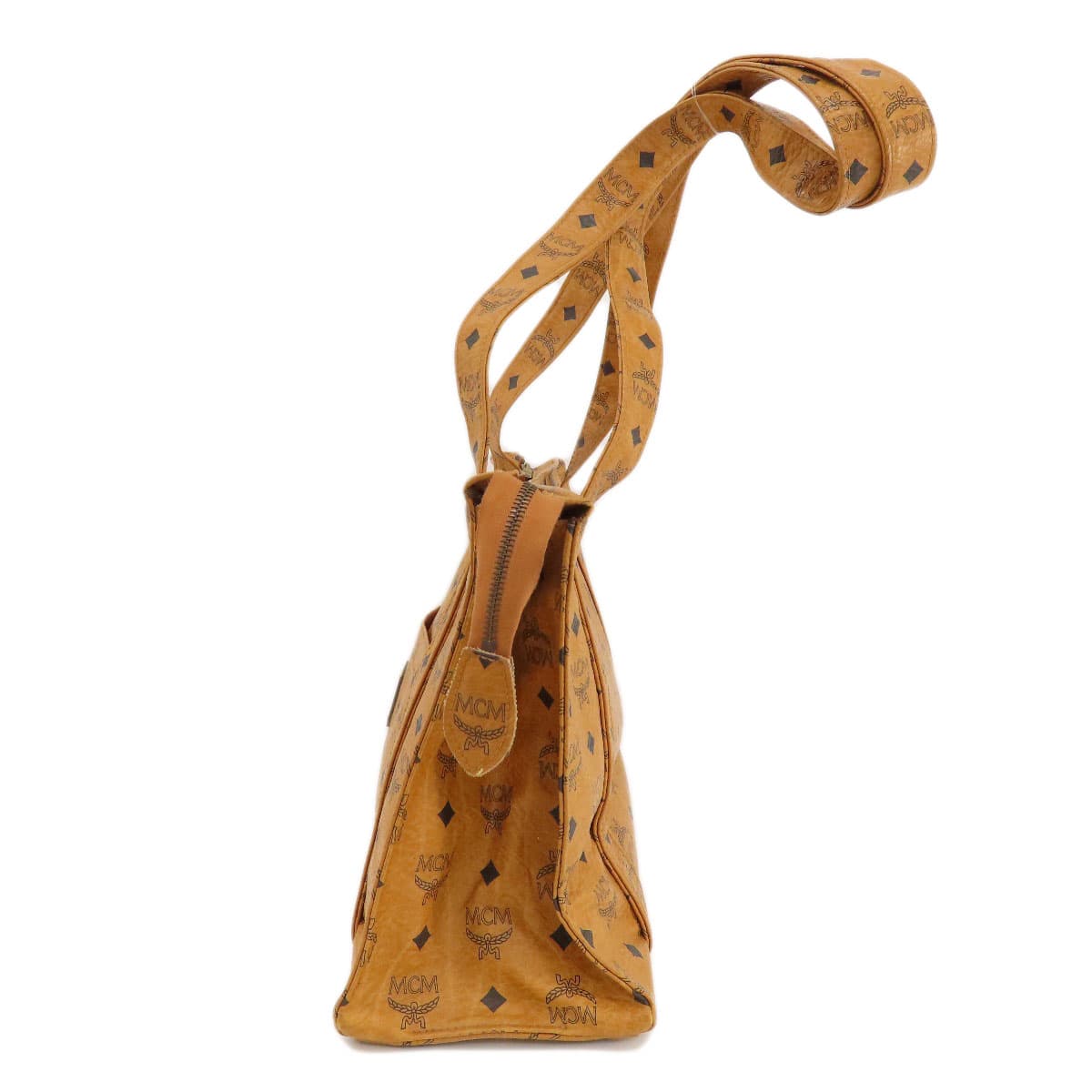 MCM Logo Design Shoulder Bag Leather Women's [Used] [MCM] 3