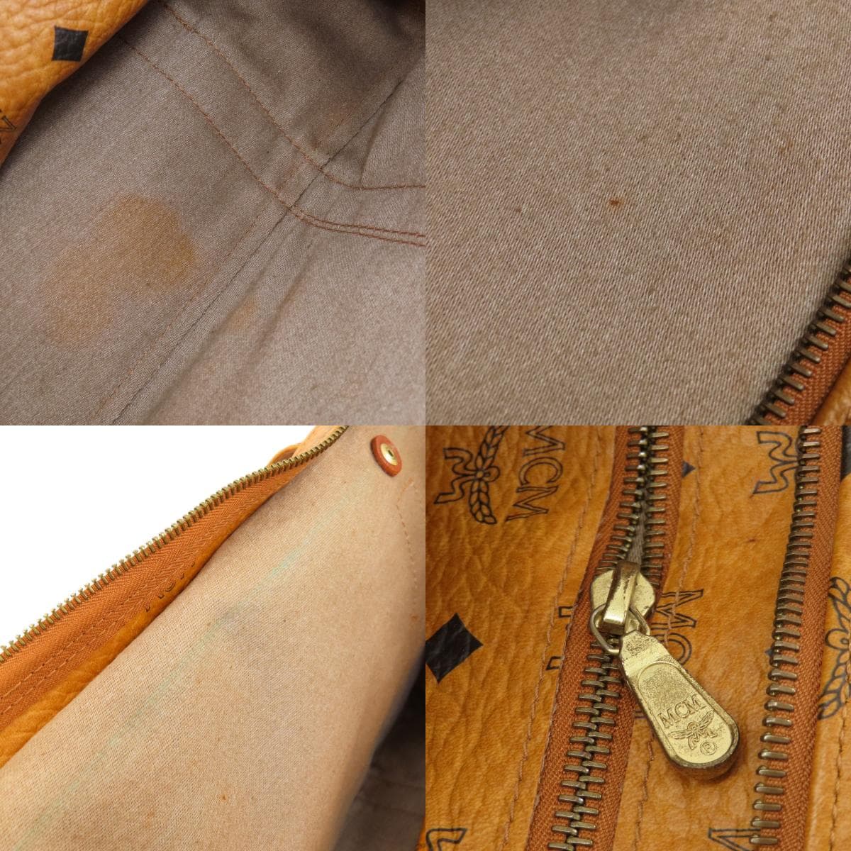 MCM Logo Design Shoulder Bag Leather Women's [Used] [MCM] 6