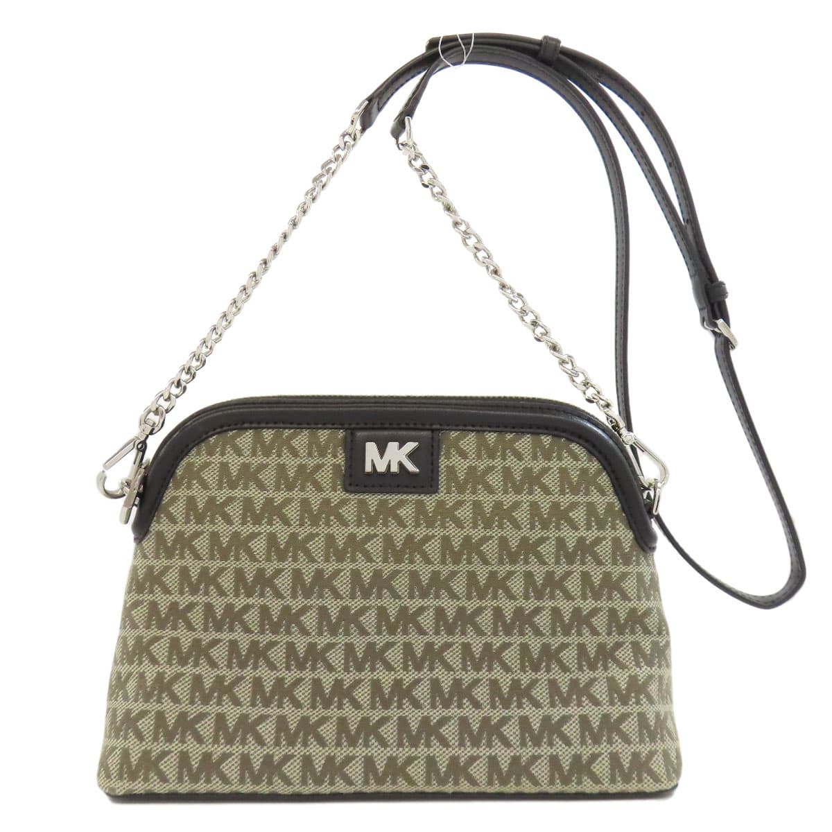 Michael Kors MK Signature Shoulder Bag Canvas/Leather Women's [Used] [Michael Kors]