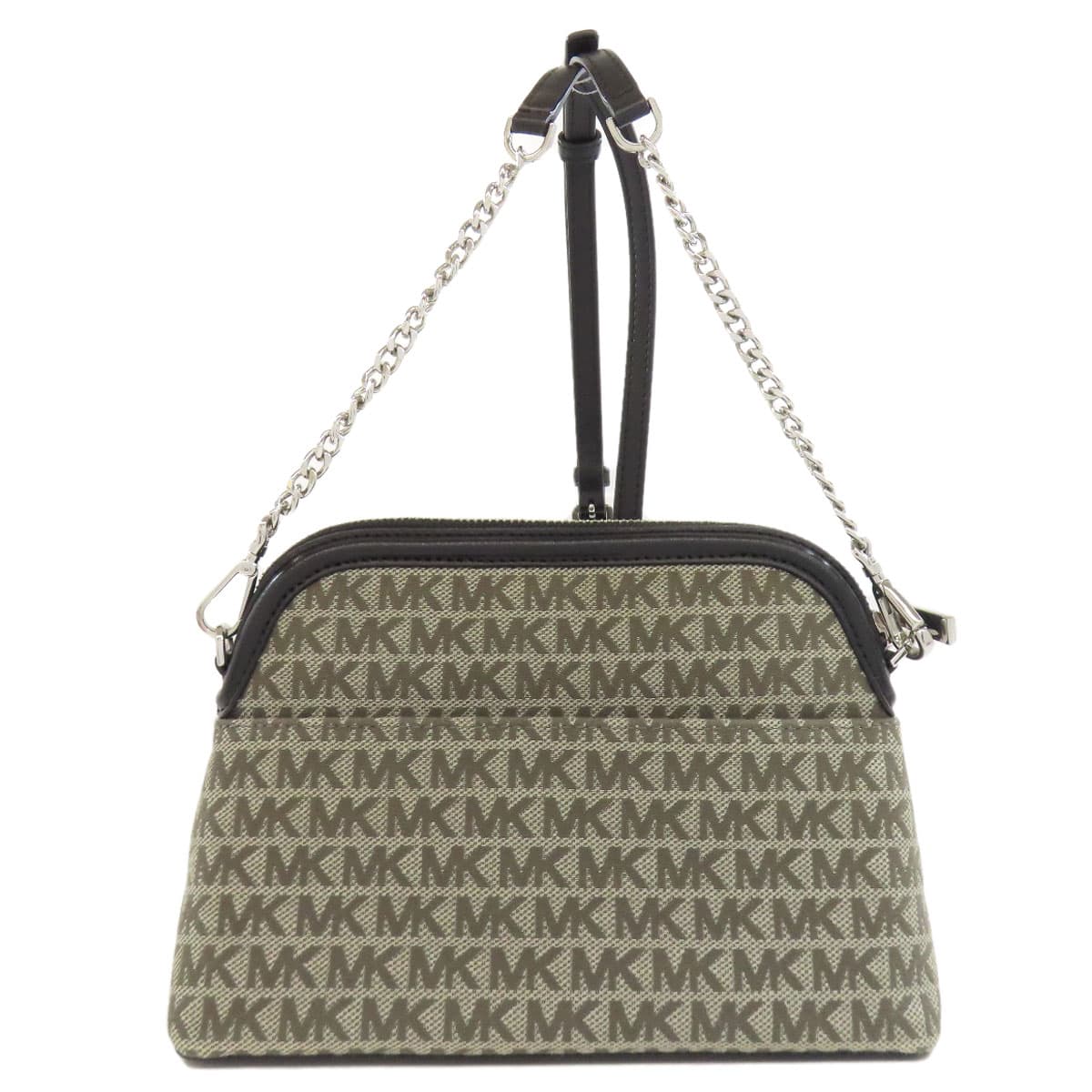 Michael Kors MK Signature Shoulder Bag Canvas/Leather Women's [Used] [Michael Kors] 2