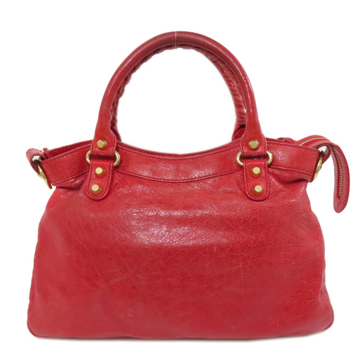 Balenciaga Giant Town Handbag Leather for Women [Used] [BALENCIAGA] 2