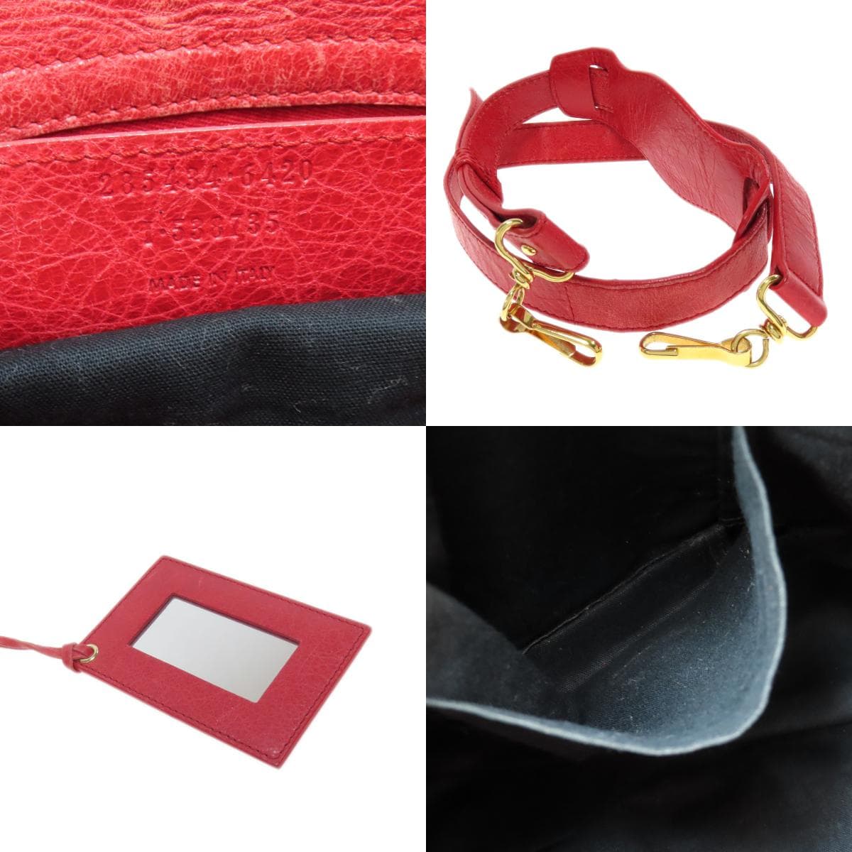 Balenciaga Giant Town Handbag Leather for Women [Used] [BALENCIAGA] 4