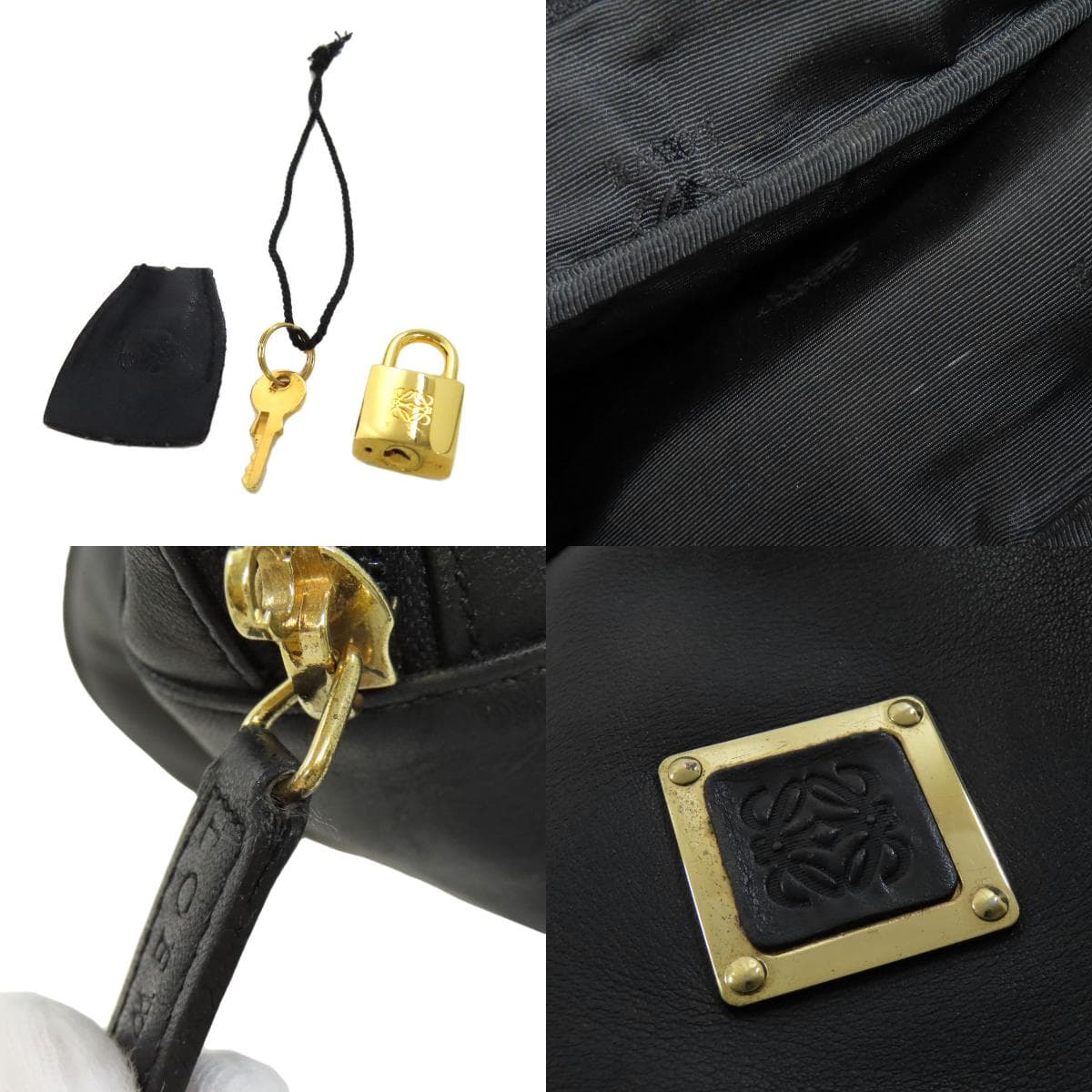 Loewe Amazona Boston Bag Leather Women's [Used] [LOEWE] 7