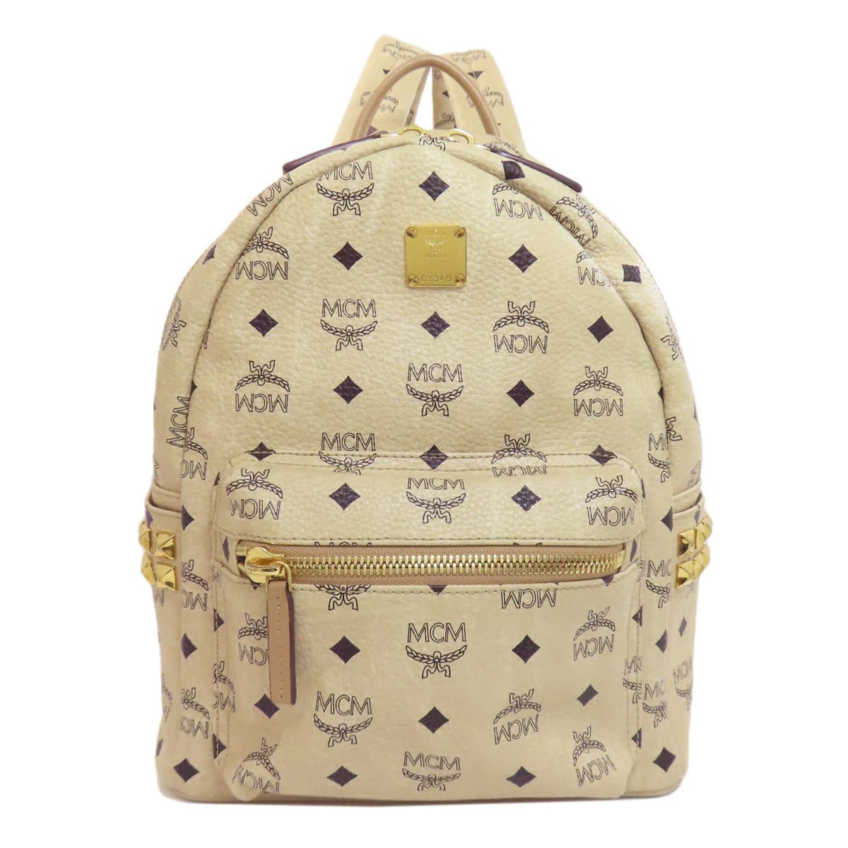 MCM Logo Backpack/Daypack PVC for Women [Used] [MCM]