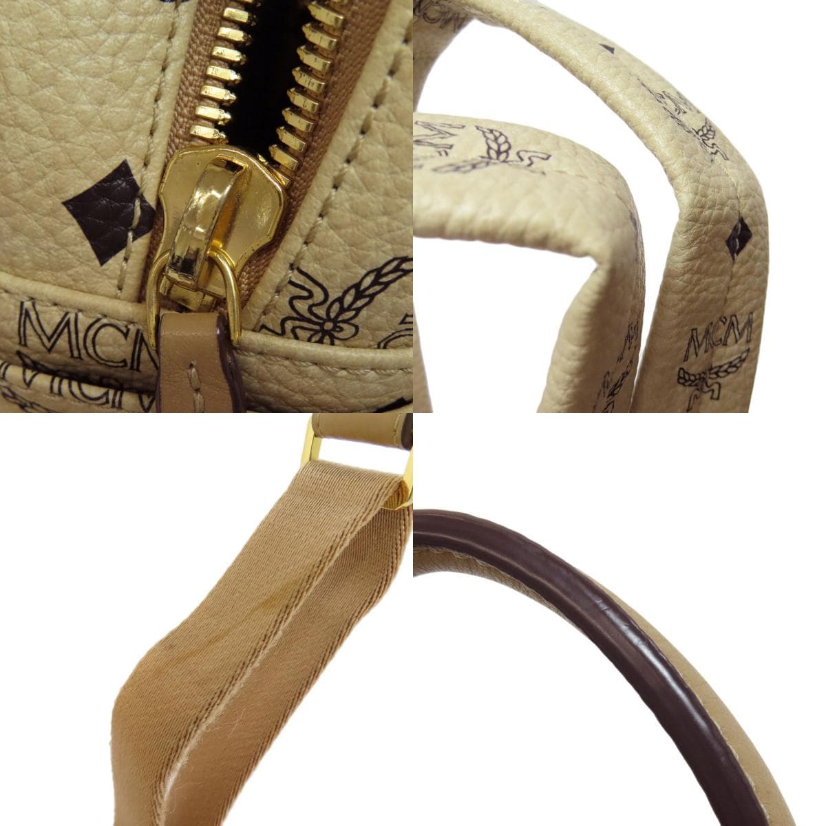 MCM Logo Backpack/Daypack PVC for Women [Used] [MCM] 9