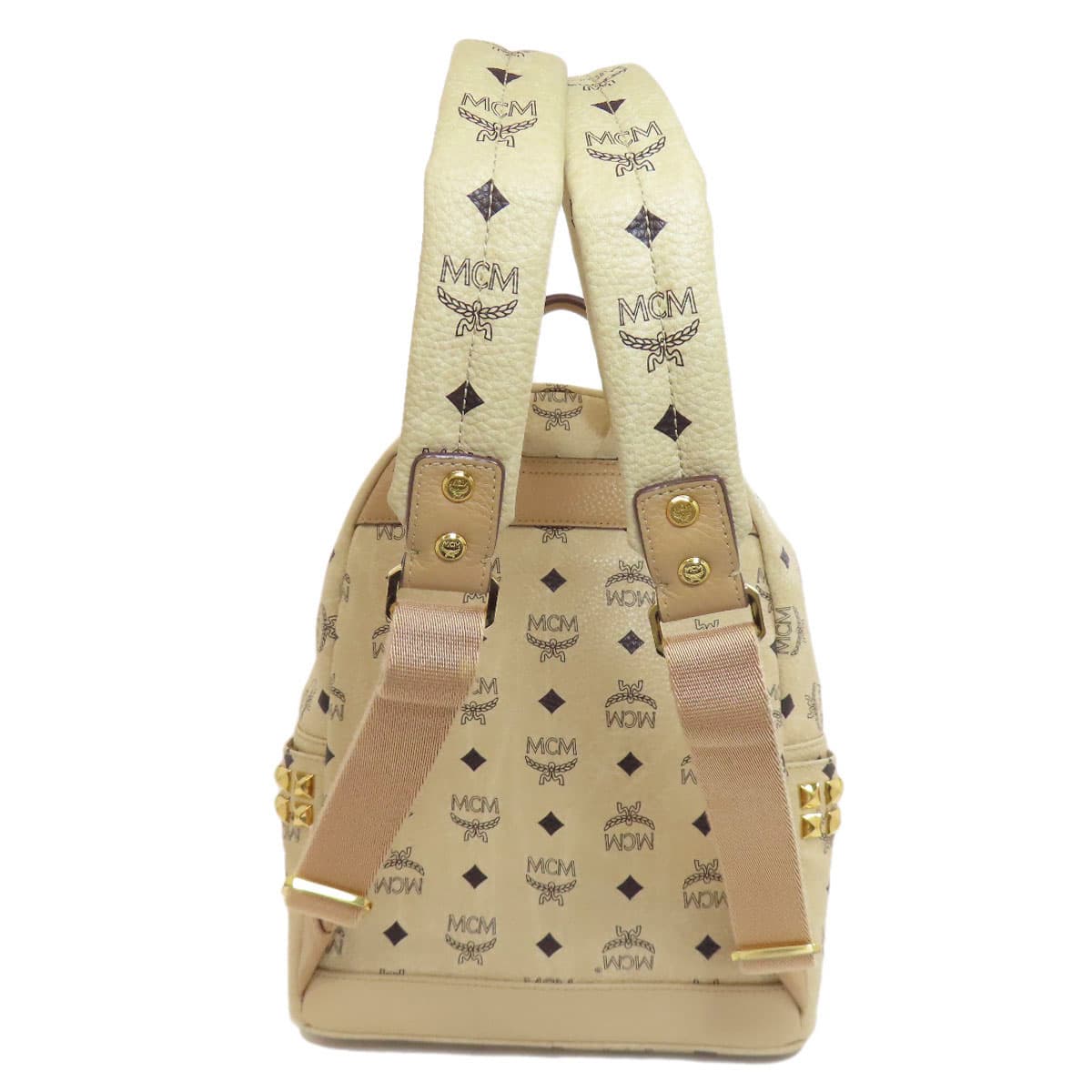 MCM Logo Backpack/Daypack PVC for Women [Used] [MCM] 2