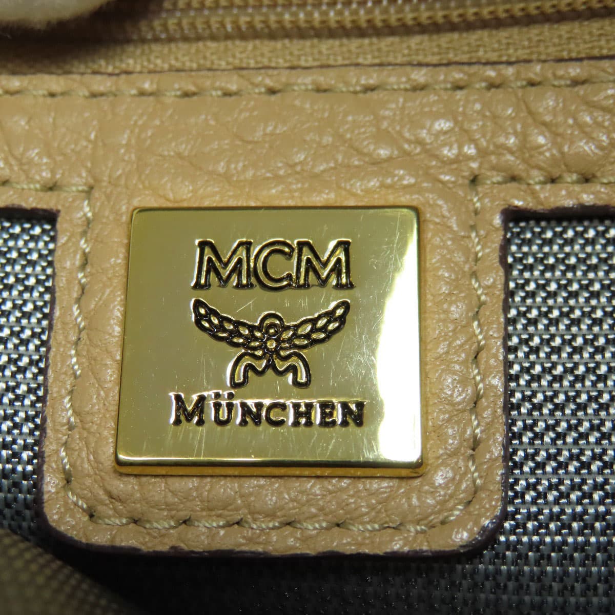 MCM Logo Backpack/Daypack PVC for Women [Used] [MCM] 6