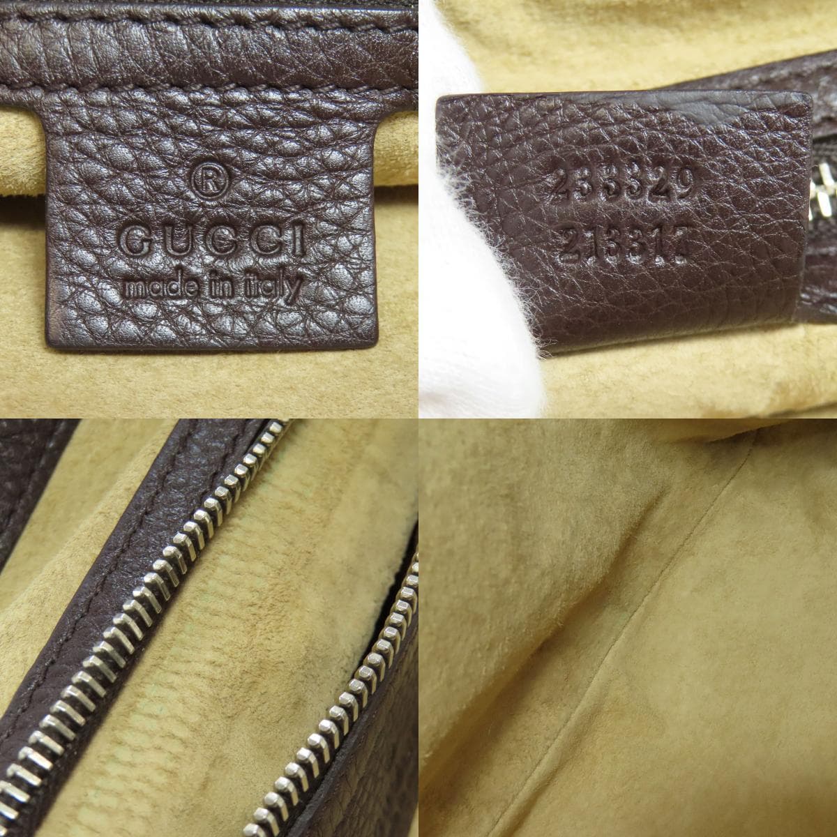 Gucci 233329 Logo Shoulder Bag Calf Leather for Women [Used] [GUCCI] 233329 6