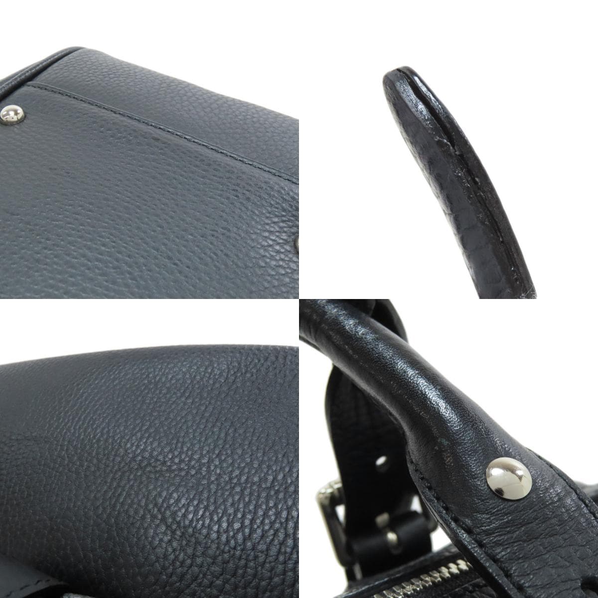 Burberry Mini Boston Bag Tote Bag Leather Ladies [Used] [BURBERRY] 8