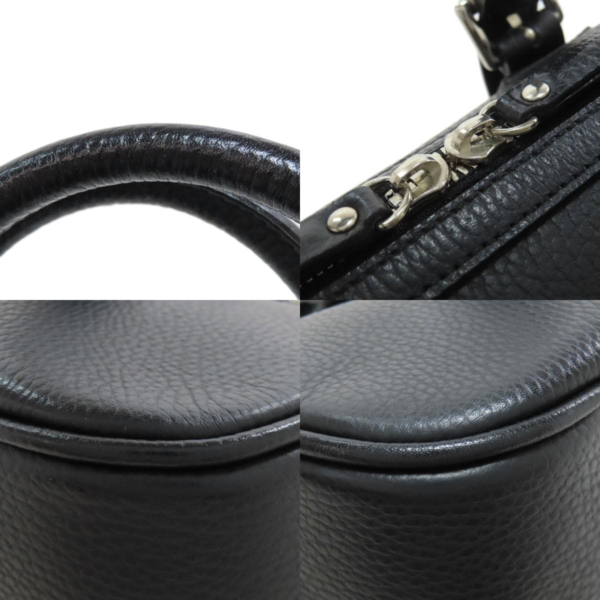 Burberry Mini Boston Bag Tote Bag Leather Ladies [Used] [BURBERRY] 9