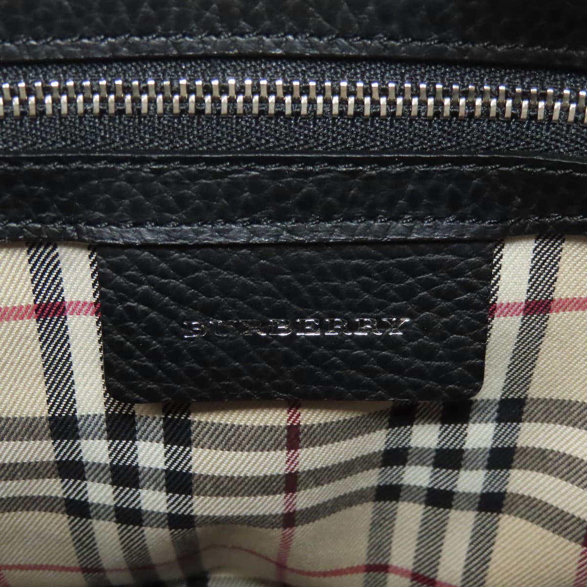 Burberry Mini Boston Bag Tote Bag Leather Ladies [Used] [BURBERRY] 6