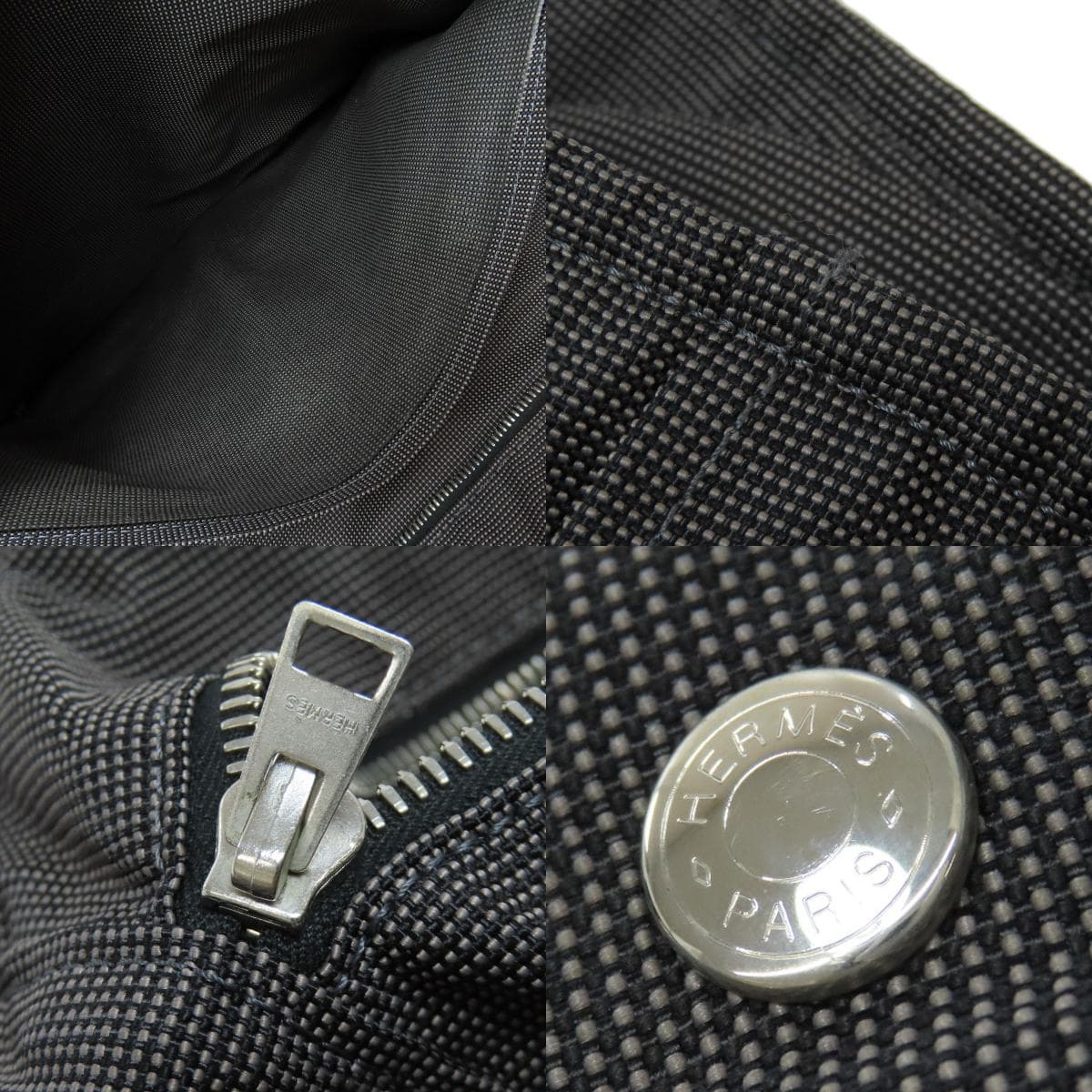 Hermes Aile Line GM Tote Bag Canvas Ladies [Used] [HERMES] 8