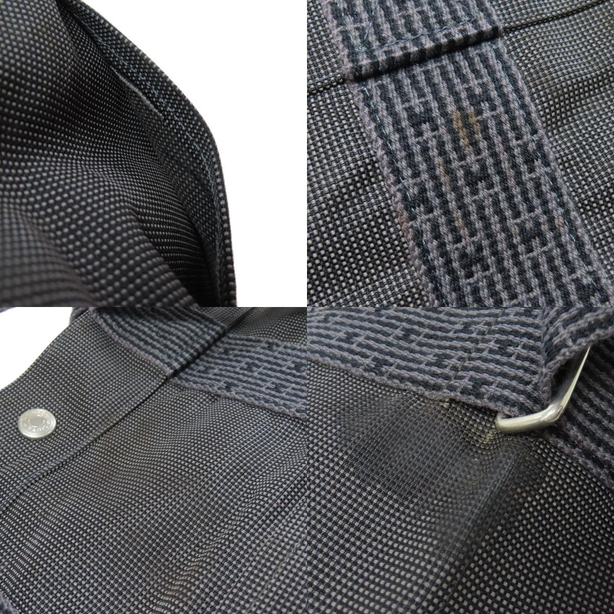 Hermes Aile Line Ad MM Backpack/Daypack Canvas for Women [Used] [HERMES] 7