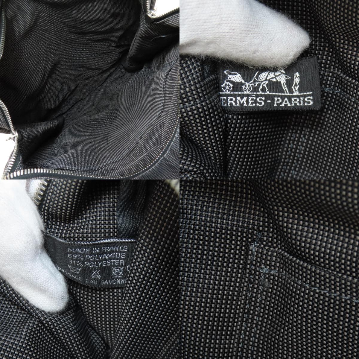 Hermes Aile Line Ad MM Backpack/Daypack Canvas for Women [Used] [HERMES] 5