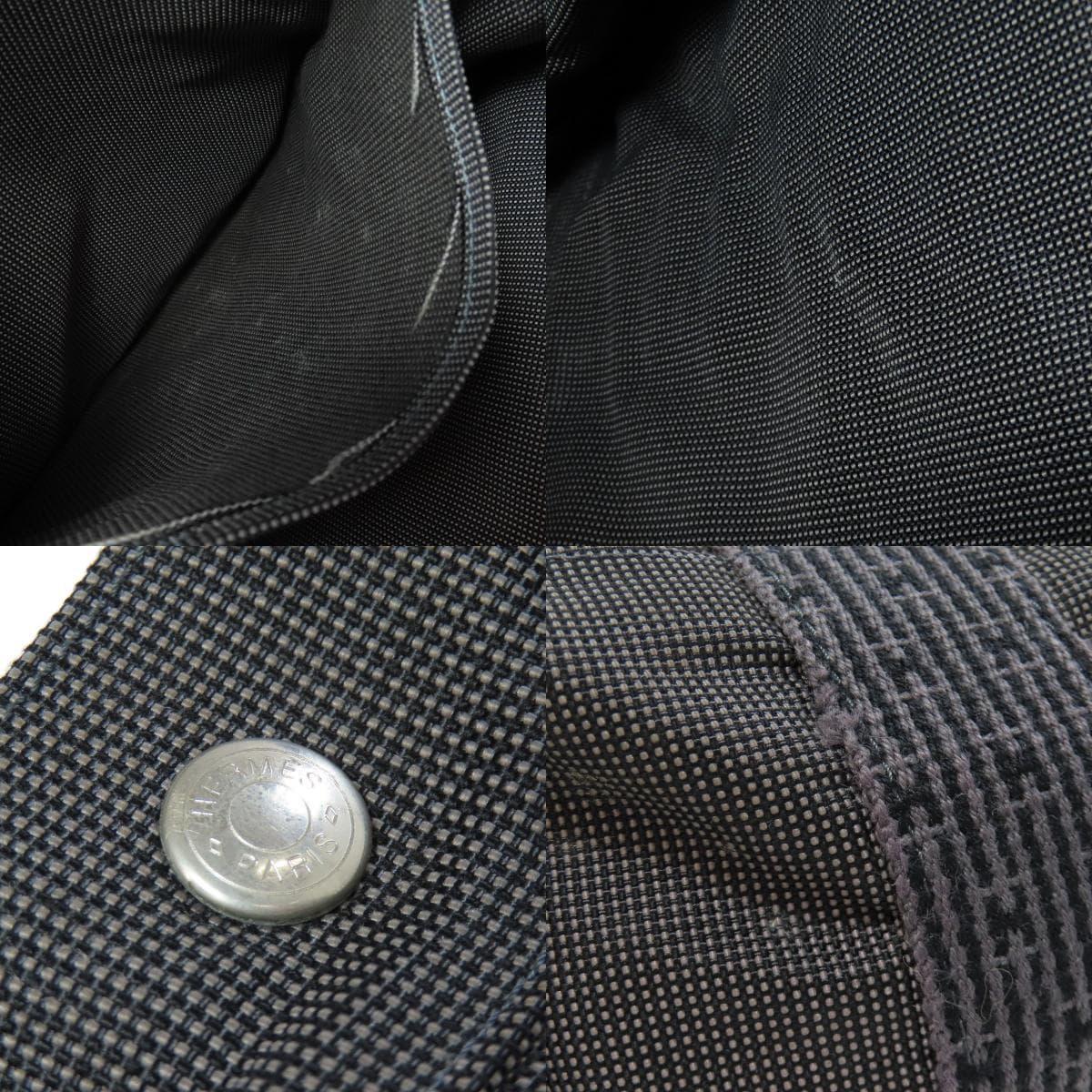 Hermes Aile Line Ad MM Backpack/Daypack Canvas for Women [Used] [HERMES] 6