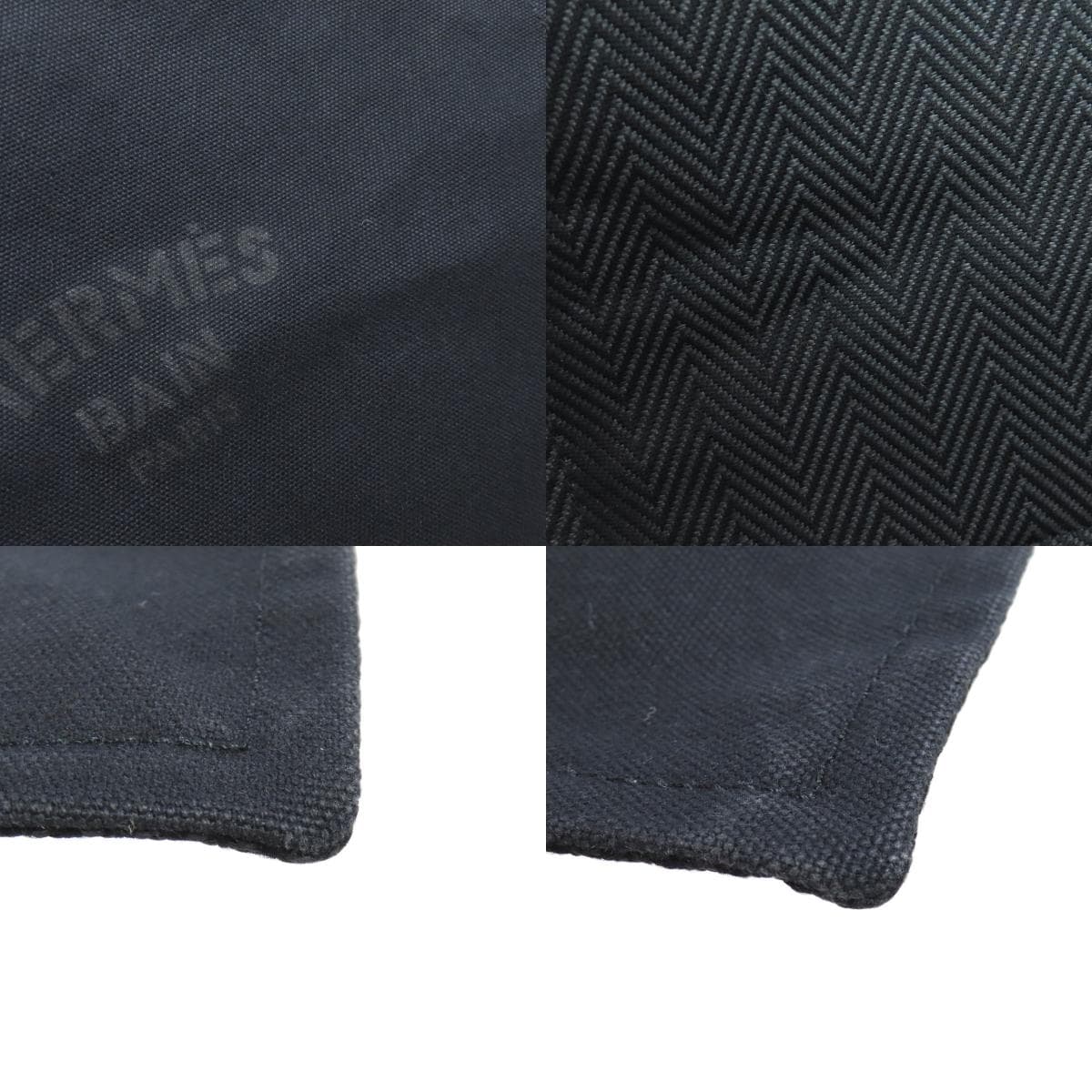 Hermès Logo Accessory Pouch Cotton Ladies [Used] [HERMES] 9