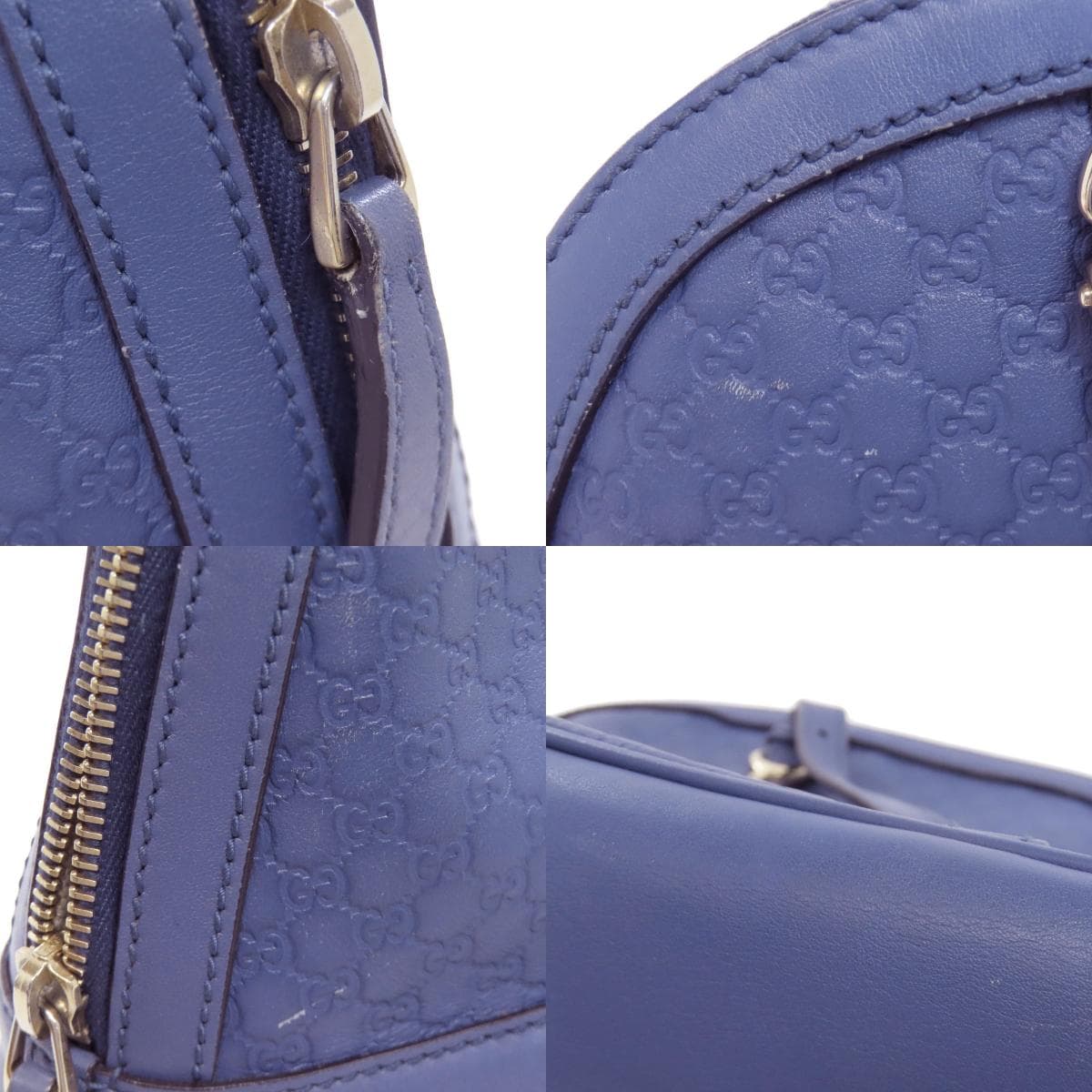 Gucci 309617 GG Signature Micro Guccissima 2WAY Handbag Leather Ladies [Used] [GUCCI] 309617 7