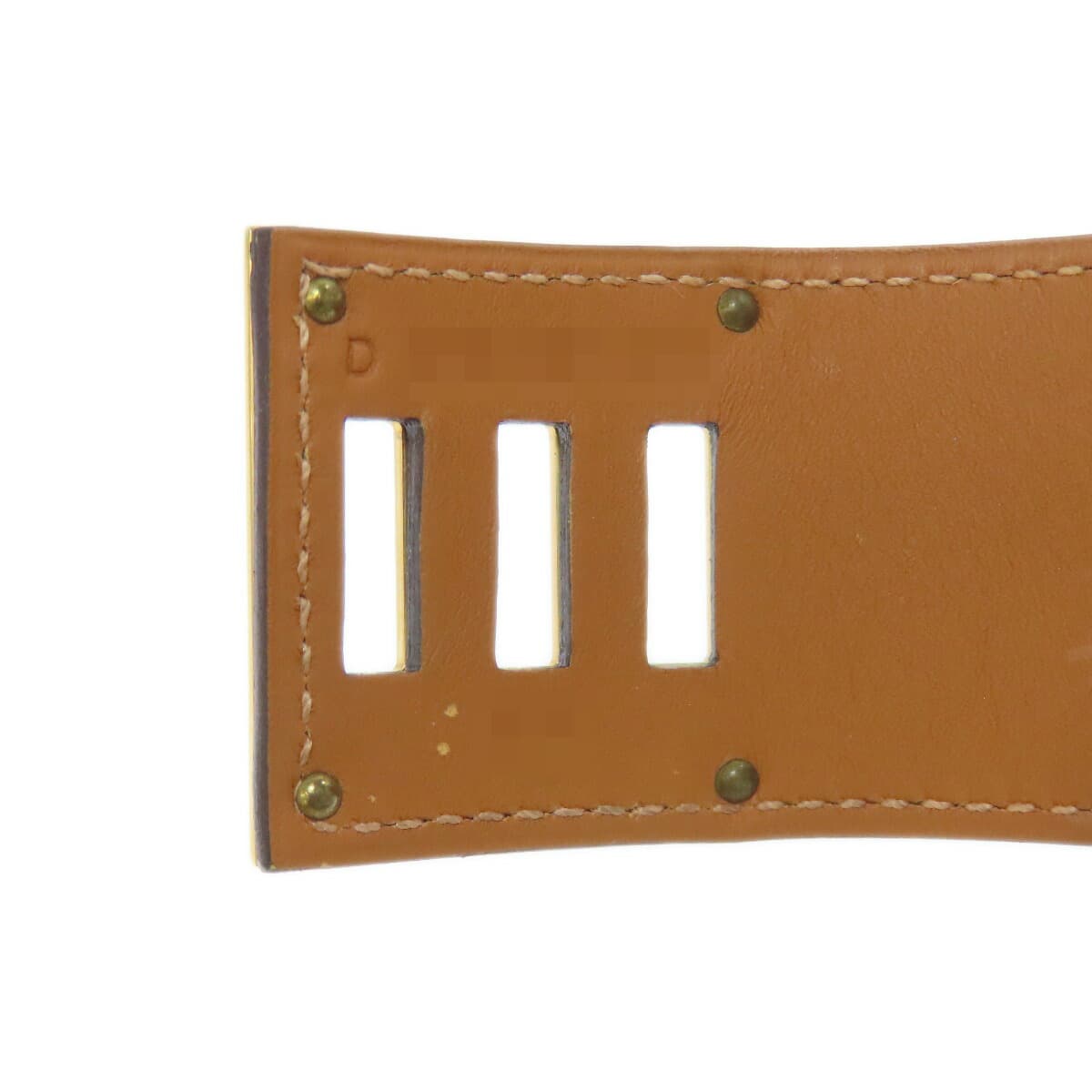 Hermès Kelly Dog Bangle Bracelet Swift Ladies [Used] [HERMES] 4