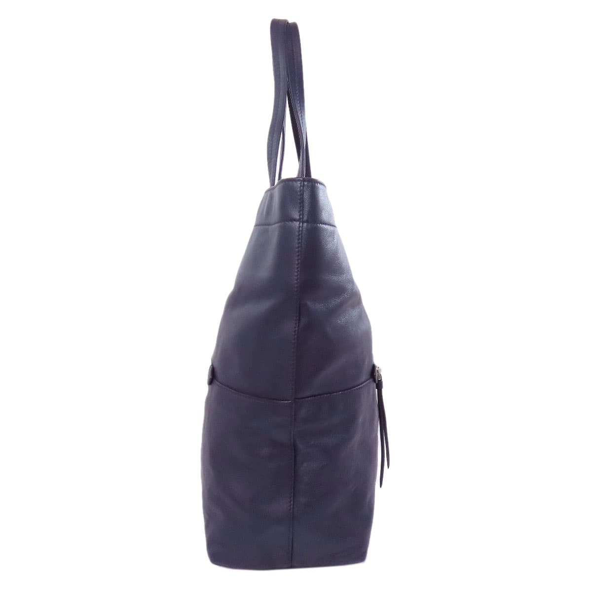 Miu Miu Logo Tote Bag Leather Women's [Used] [MIUMIU] 3