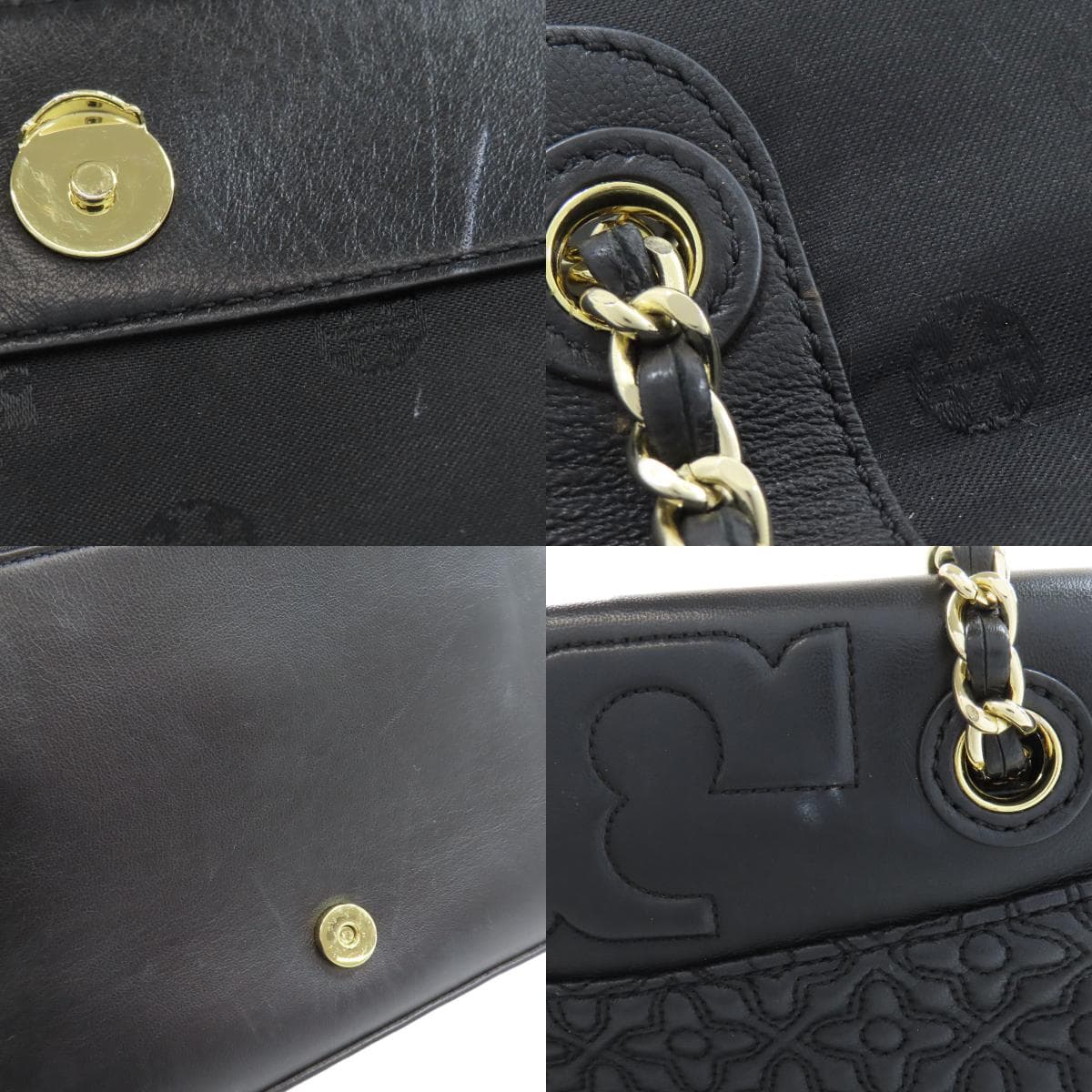 Tory Burch Chain Shoulder Shoulder Bag Leather Women's [Used] [Tory Burch] 7