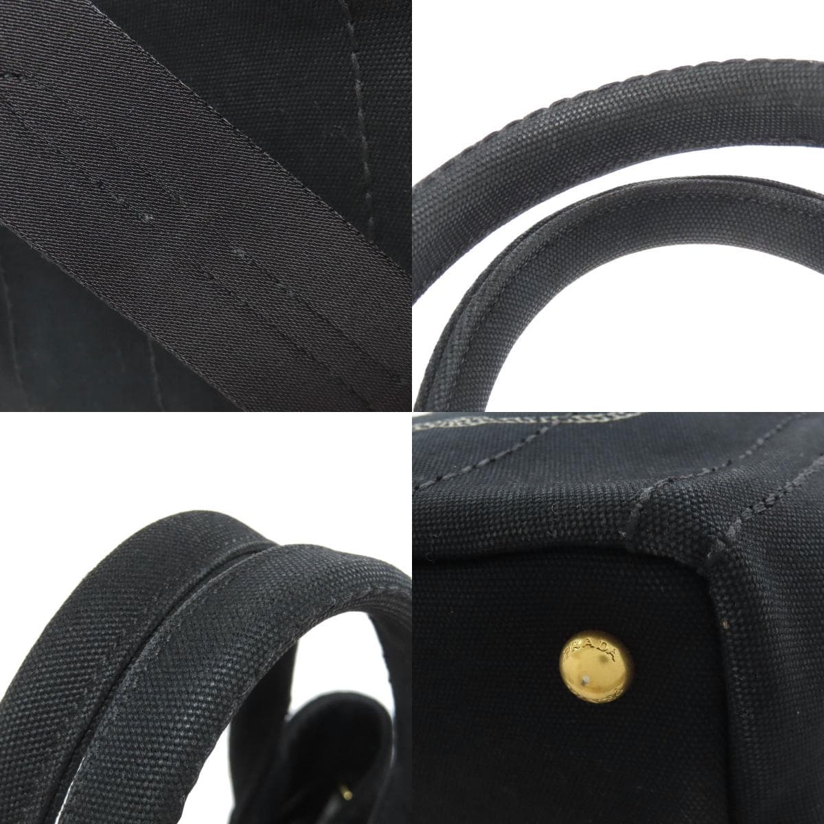 Prada Kanapa Mini 2WAY Handbag Canvas Ladies [Used] [PRADA] 9