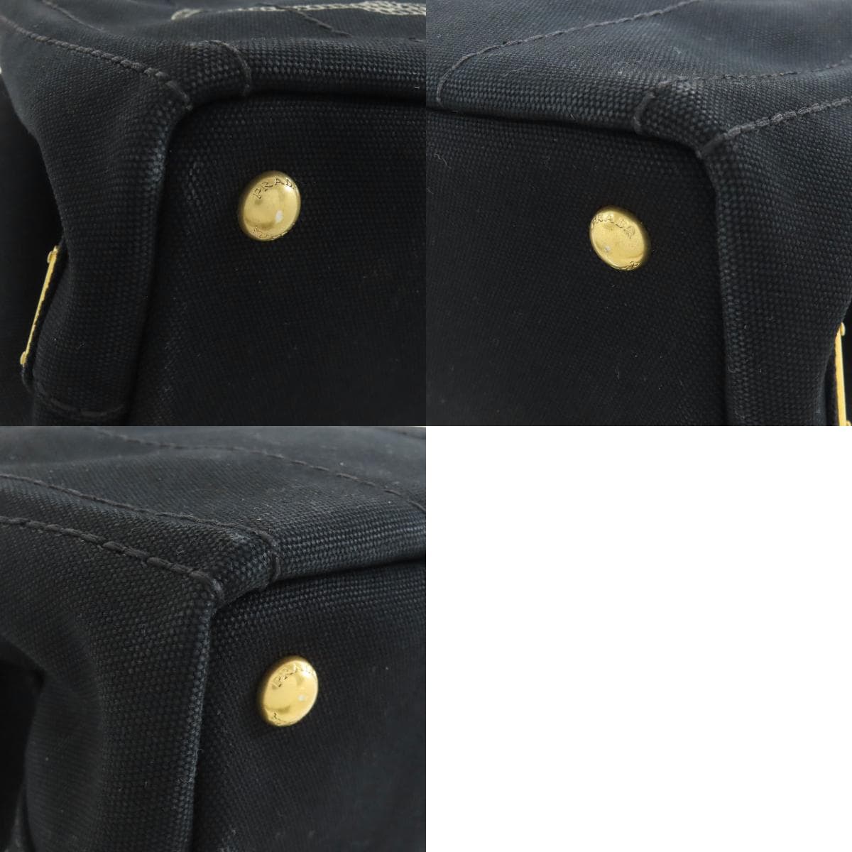 Prada Kanapa Mini 2WAY Handbag Canvas Ladies [Used] [PRADA] 10