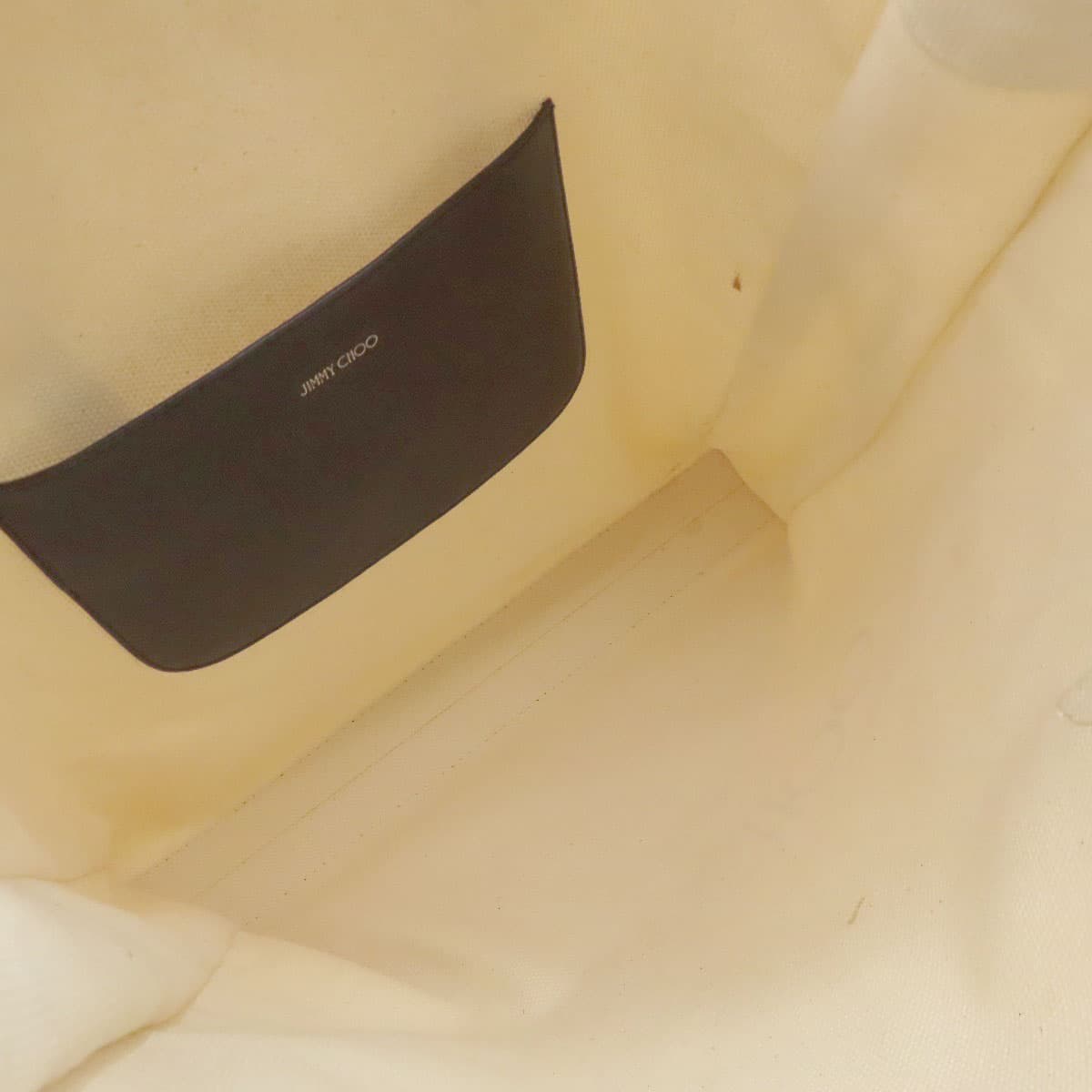 Jimmy Choo Logo Tote Bag Canvas Ladies [Used] [Jimmy Choo] 5