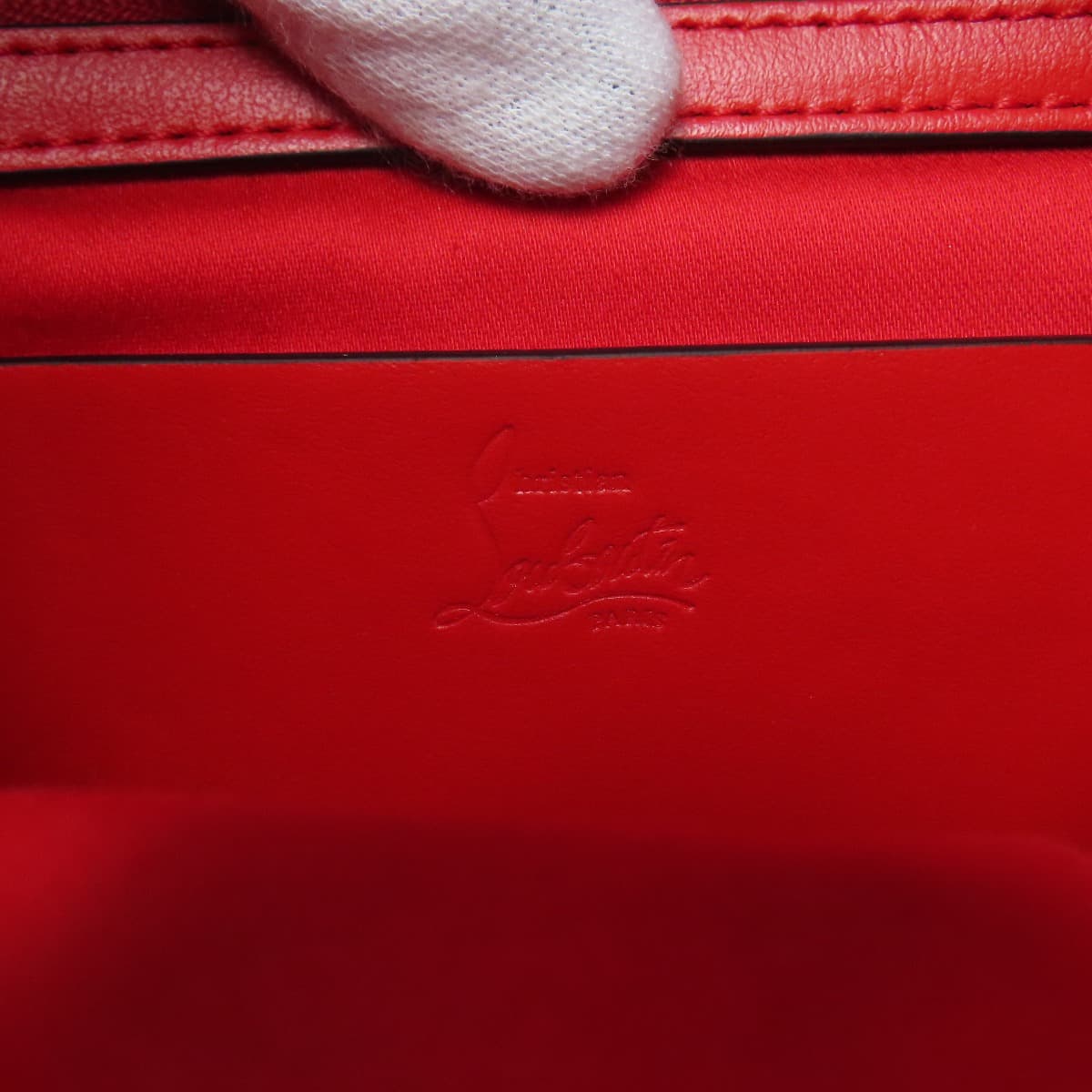 Christian Louboutin Studded One-Shoulder Handbag Leather Women's [Used] [Christian Louboutin] 6