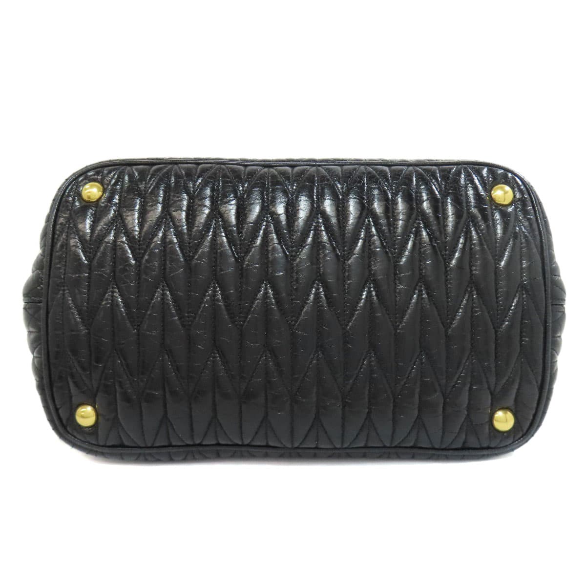 Miu Miu Ribbon 2WAY Handbag Calf Leather Ladies [Used] [MIUMIU] 4