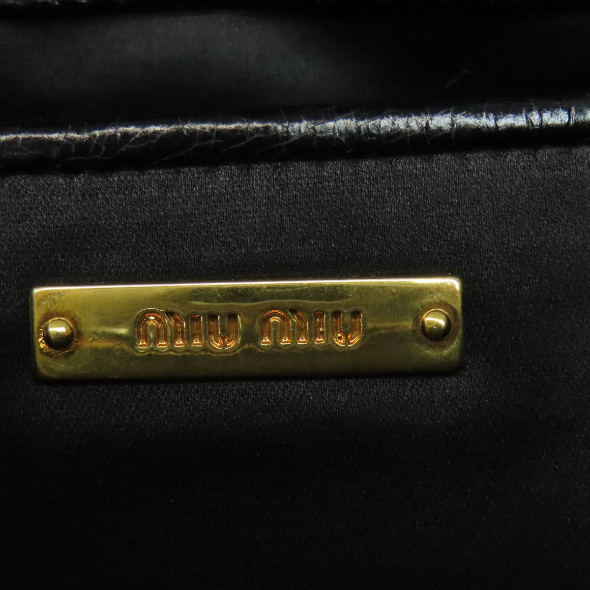 Miu Miu Ribbon 2WAY Handbag Calf Leather Ladies [Used] [MIUMIU] 6