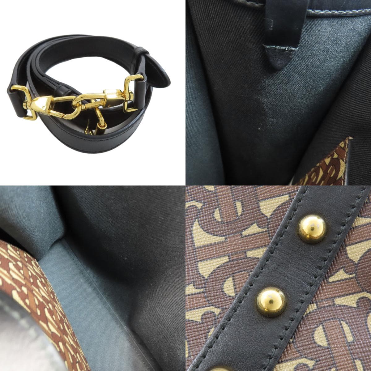 Burberry TB Logo 2WAY Tote Bag PVC/Leather Ladies [Used] [BURBERRY] 7