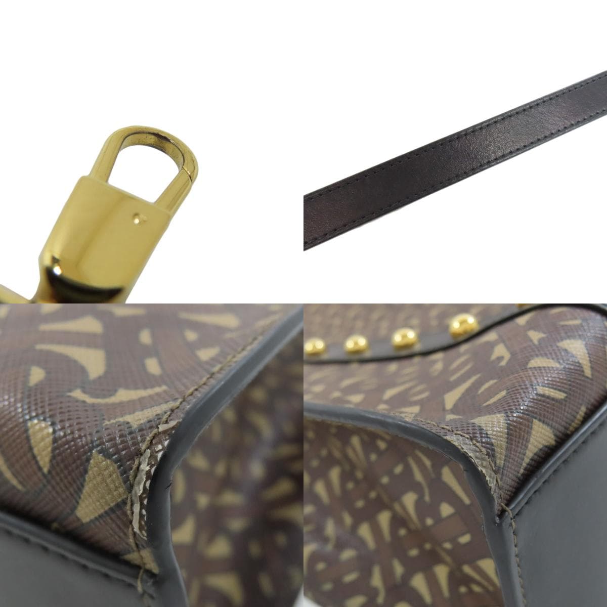 Burberry TB Logo 2WAY Tote Bag PVC/Leather Ladies [Used] [BURBERRY] 9