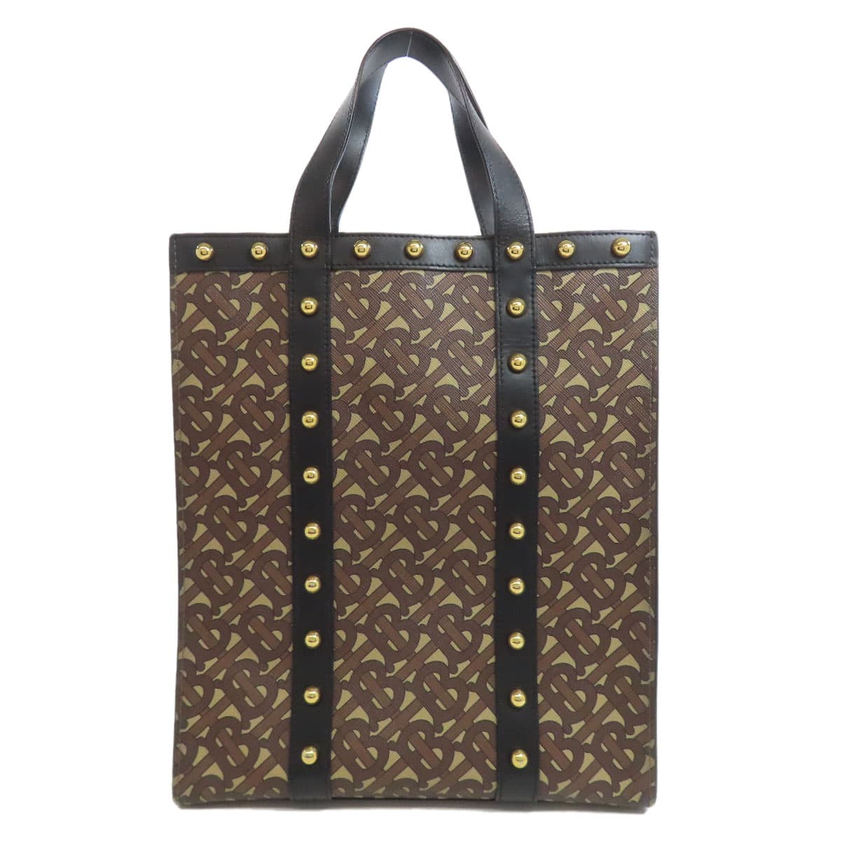 Burberry TB Logo 2WAY Tote Bag PVC/Leather Ladies [Used] [BURBERRY] 2