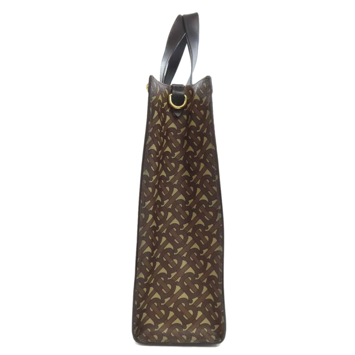 Burberry TB Logo 2WAY Tote Bag PVC/Leather Ladies [Used] [BURBERRY] 3