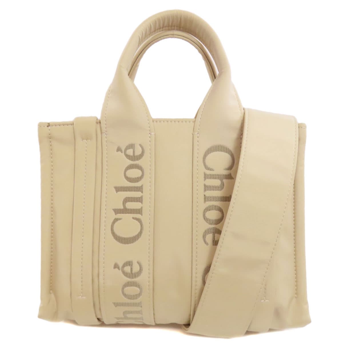 Chloe Woody 2WAY Handbag Nylon Material Ladies [Used] [CHLOE]
