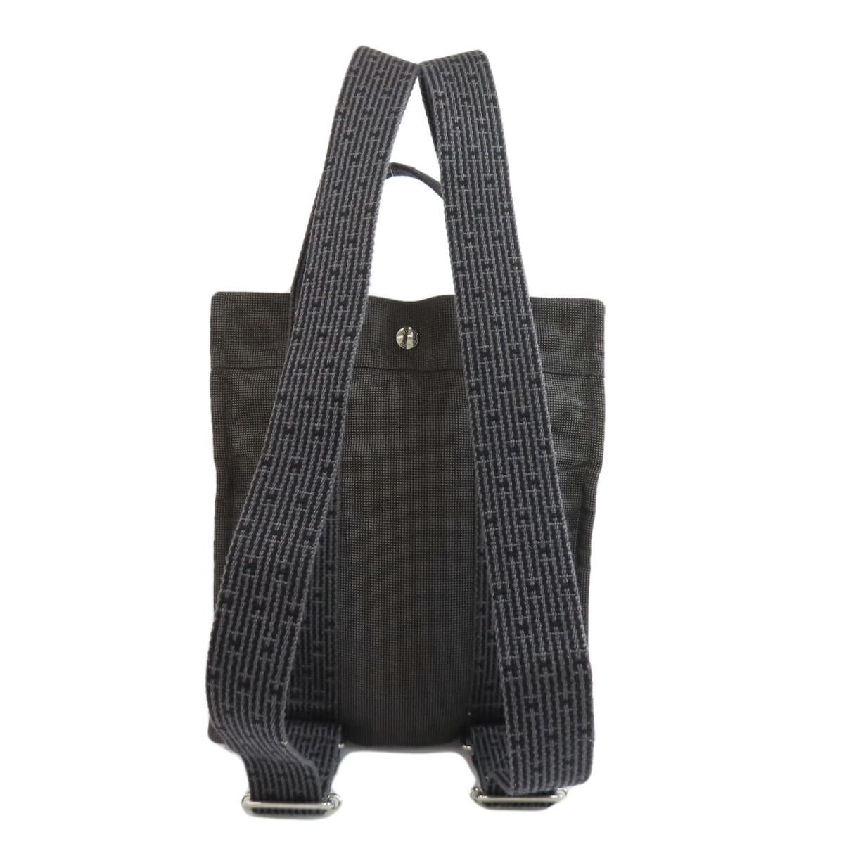 Hermes Aile Line Ad Backpack Daypack Canvas for Women [Used] [HERMES] 2