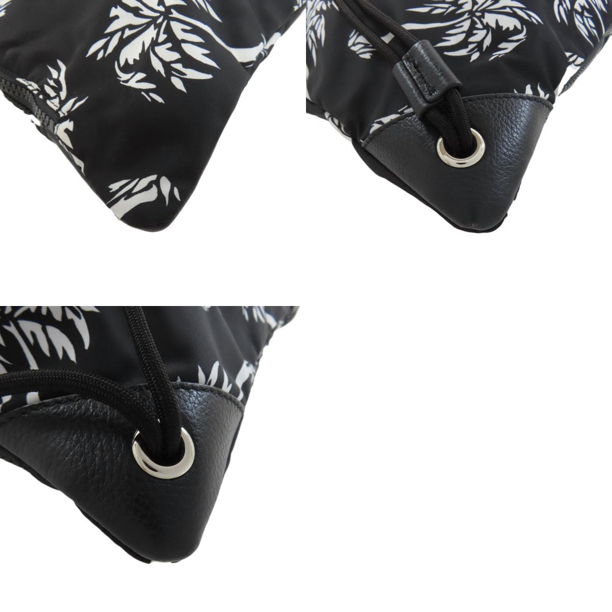 D&G Drawstring Backpack Palm Tree Backpack/Daypack Nylon Material Ladies [Used] [D&G] 10