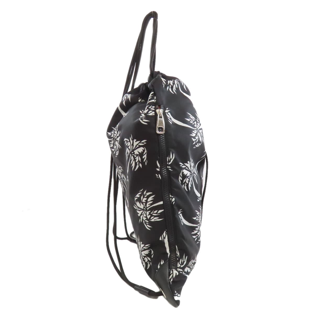 D&G Drawstring Backpack Palm Tree Backpack/Daypack Nylon Material Ladies [Used] [D&G] 3