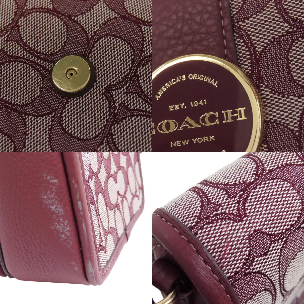 Coach C8321 Signature Shoulder Bag Canvas Ladies [Used] [COACH] C8321 8