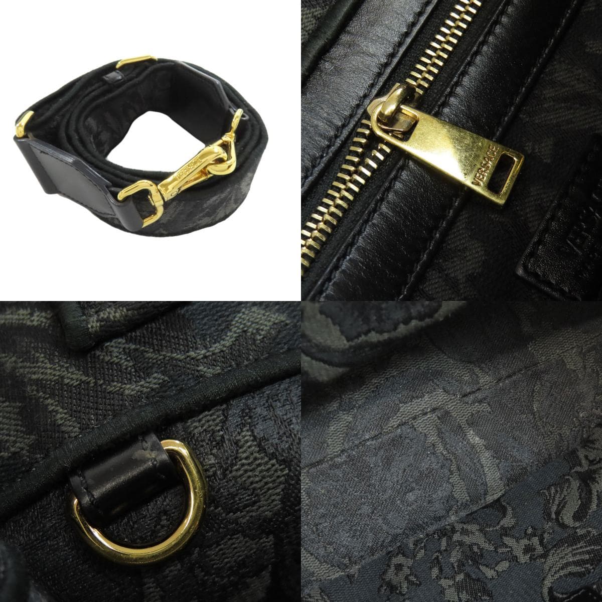 Versace 2WAY Handbag Canvas Ladies [Used] [VERSACE] 7
