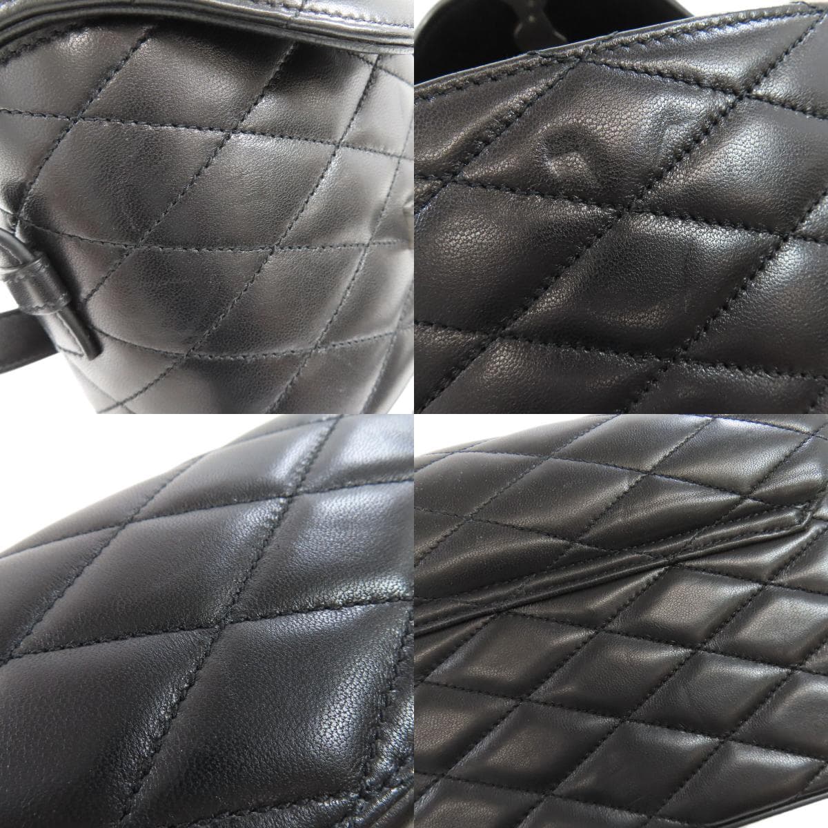 Saint Laurent Logo Shoulder Bag Calf Women's [Used] [SAINT LAURENT] 7