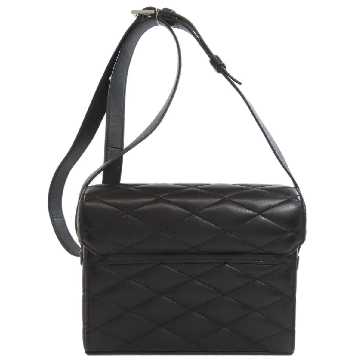 Saint Laurent Logo Shoulder Bag Calf Women's [Used] [SAINT LAURENT] 2