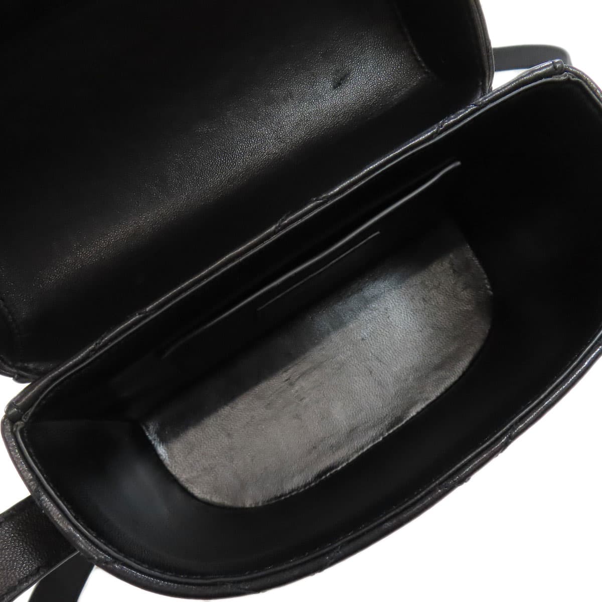 Saint Laurent Logo Shoulder Bag Calf Women's [Used] [SAINT LAURENT] 5