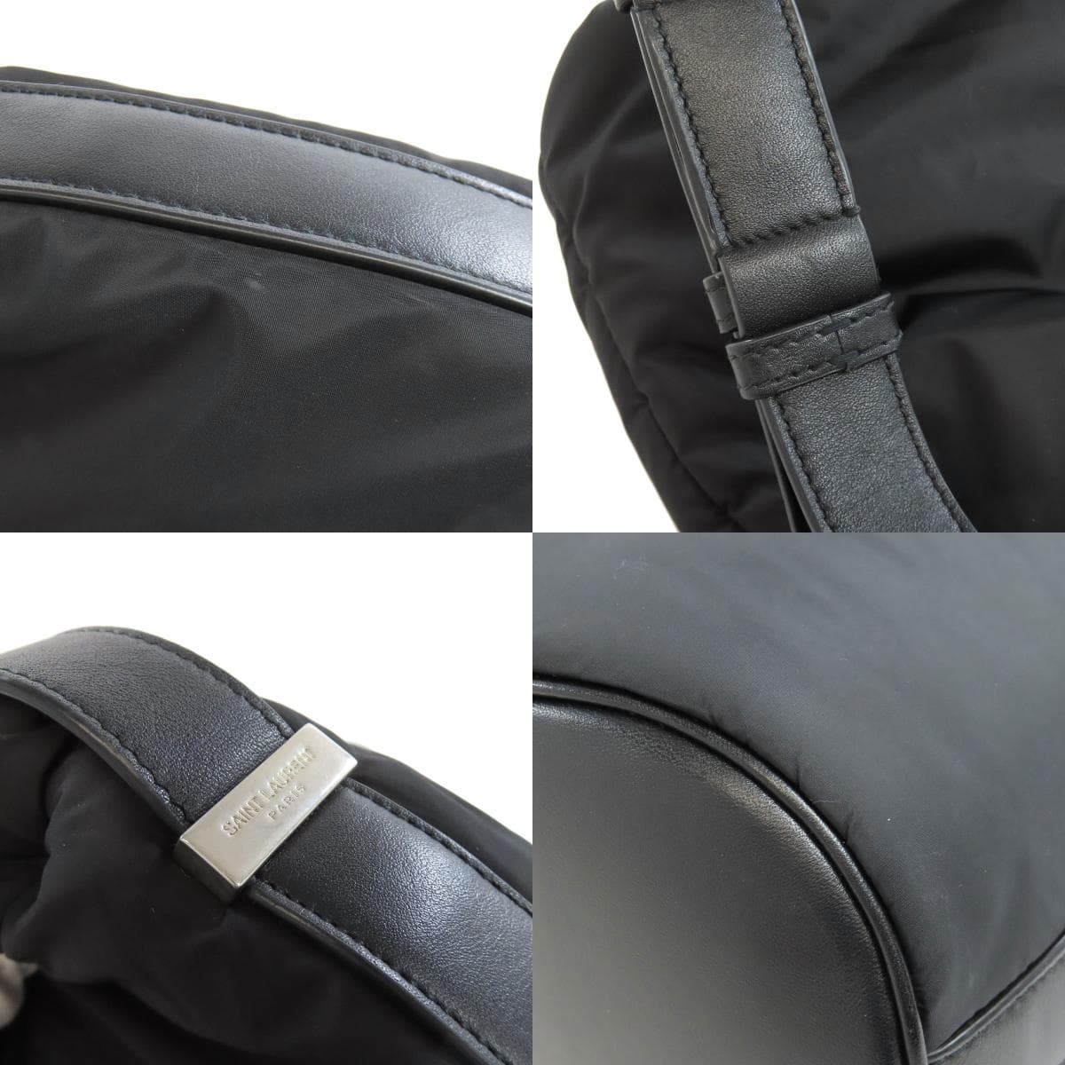 Saint Laurent Logo Shoulder Bag Nylon Material Ladies [Used] [SAINT LAURENT] 9