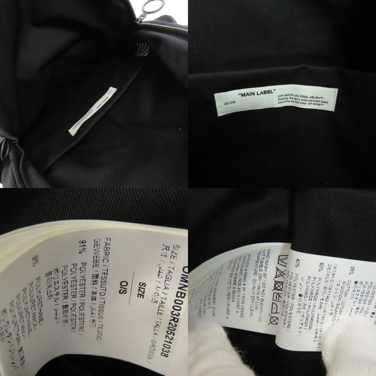 Select Bag Off-White Backpack/Daypack Canvas Ladies [Used] [SELECT BAG] 5