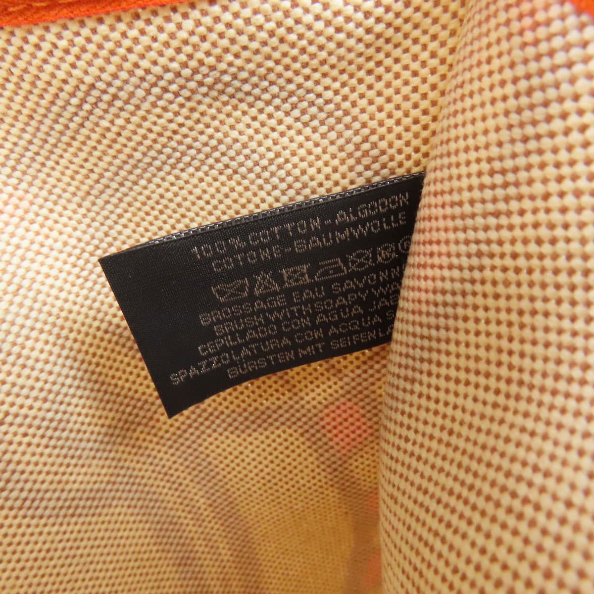 Hermes Logo Accessory Pouch Canvas Ladies [Used] [HERMES] 7